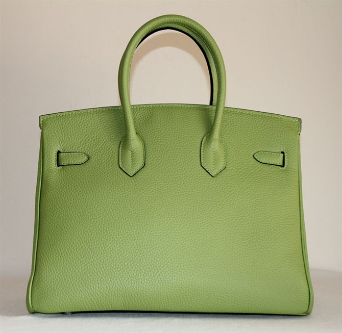 High Quality Fake Hermes Birkin Hello Kitty 35CM Togo Leather Bag Green HK0001 (1) - Click Image to Close